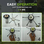 🔥 Replaceable cutting head for lawn mower / string trimmer - steel cutting head for lawn mowing 🌿✂️⚙️
