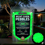 ✨ Colorful Glow in the Dark Garden Stones