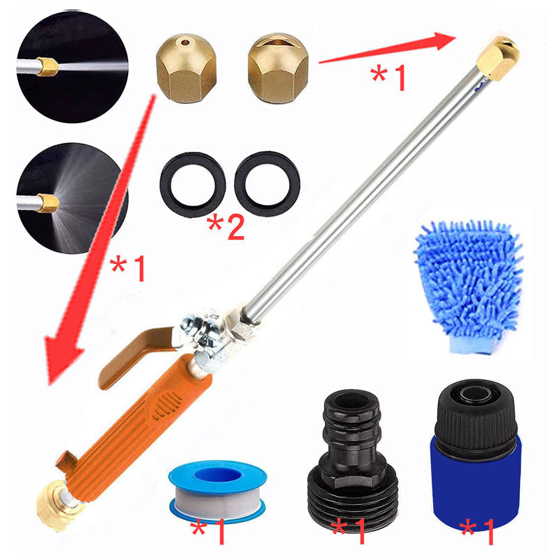 PowerJet Pro™ High Pressure Hose Nozzle for Car Wash & Garden Cleaning 🚗🌿💦