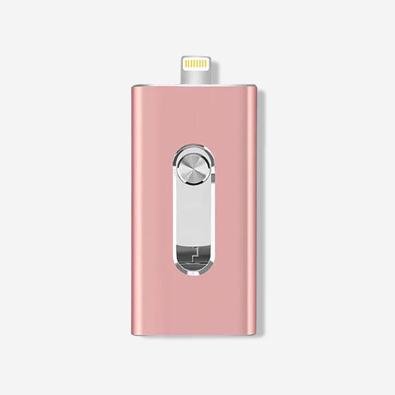 3-in-1 USB-flashdrive Met Grote Capaciteit Voor Zowel Mobiele Telefoons Als Computers
