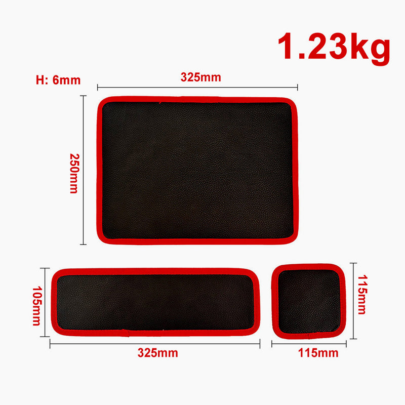 🚗🛠️High-Performance Magnetic Leather Tool Storage Mat