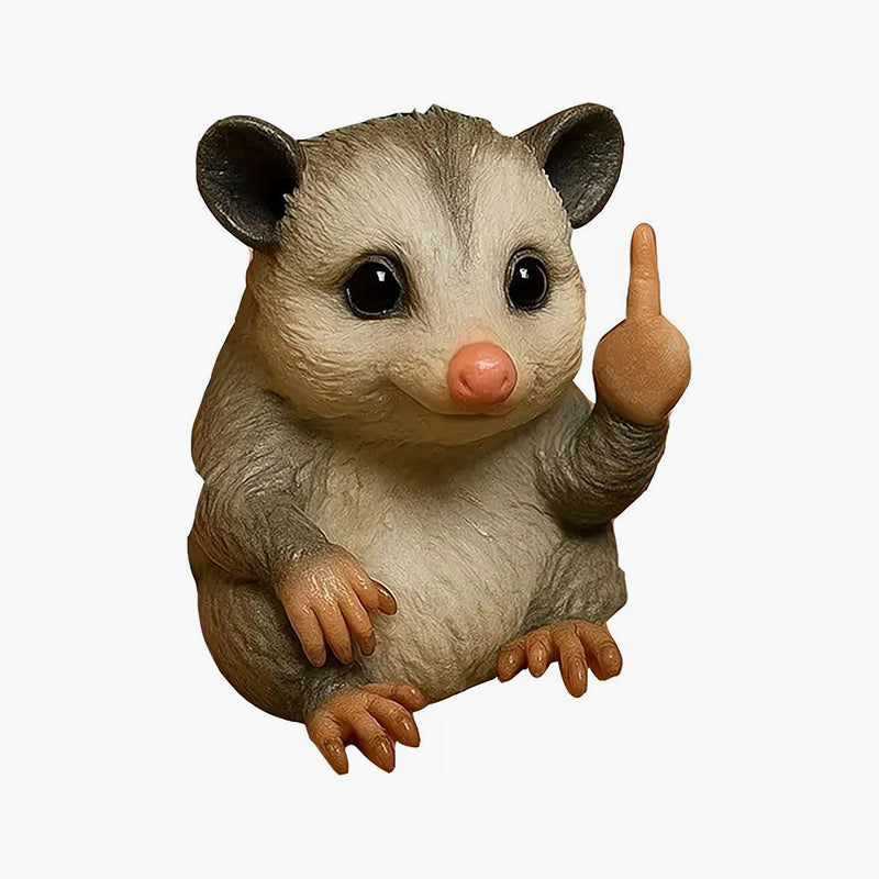 🖕Fun Mini Middle Finger Animal Statues - Unique & Humorous Desk Decor