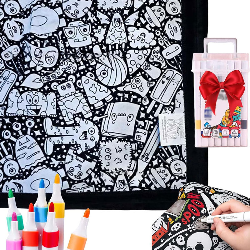 💥Facebook bestverkochte producten🎨✨DIY Handgemaakte kleurrijke creatieve lamswollen deken
