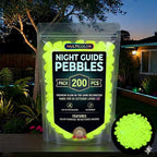 ✨ Colorful Glow in the Dark Garden Stones