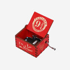Wooden Music Box Ornament - Classic Engraved Hand-Crank Music Box🎶