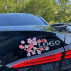 🚗🌸3D-harsstickers voor auto's - Met ontwerpen van perzikbloesem/kersenbloesem
