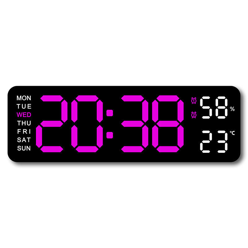 Simple And Multifunctional Frameless Electronic Clock⏲