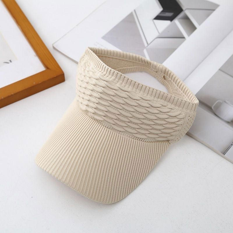 ☀️Women's High Ponytail Sun Visor Hat | SunSafeTok That Girl Aesthetic Breathable Open-Top UV Protection Cap | Birthday Gift for Her Running Hiking Beach Travel Outdoor Daily Wear