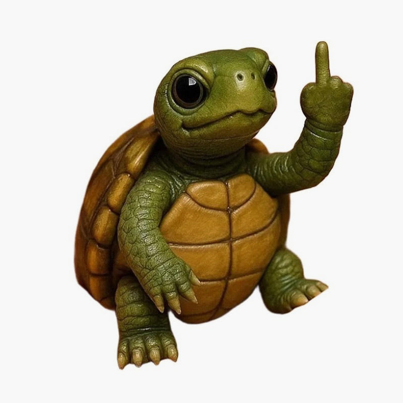 🖕Fun Mini Middle Finger Animal Statues - Unique & Humorous Desk Decor
