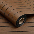 3D Slatted Wood Grain Self-Adhesive Wallpaper | Peel and Stick Wall Decal for Living Room, Bedroom & Rental Home Renovation