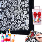 💥Facebook bestverkochte producten🎨✨DIY Handgemaakte kleurrijke creatieve lamswollen deken