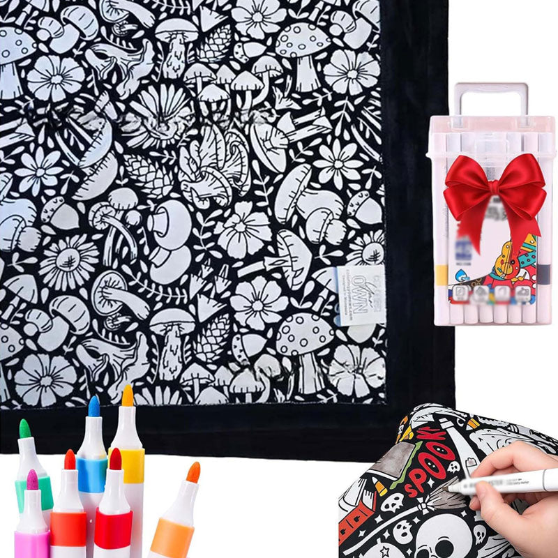 💥Facebook bestverkochte producten🎨✨DIY Handgemaakte kleurrijke creatieve lamswollen deken