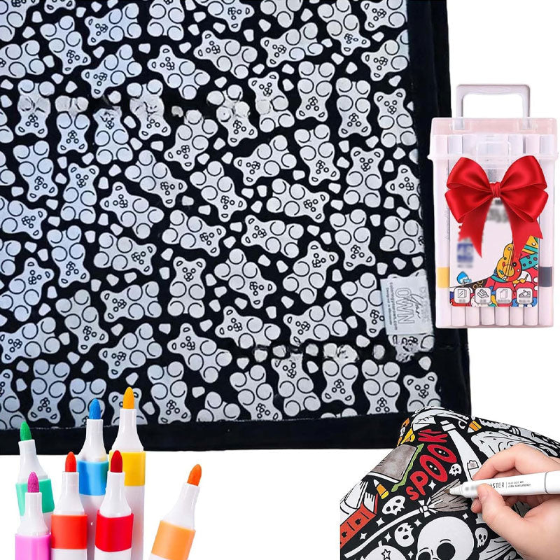 💥Facebook bestverkochte producten🎨✨DIY Handgemaakte kleurrijke creatieve lamswollen deken