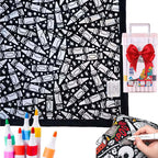💥Facebook bestverkochte producten🎨✨DIY Handgemaakte kleurrijke creatieve lamswollen deken