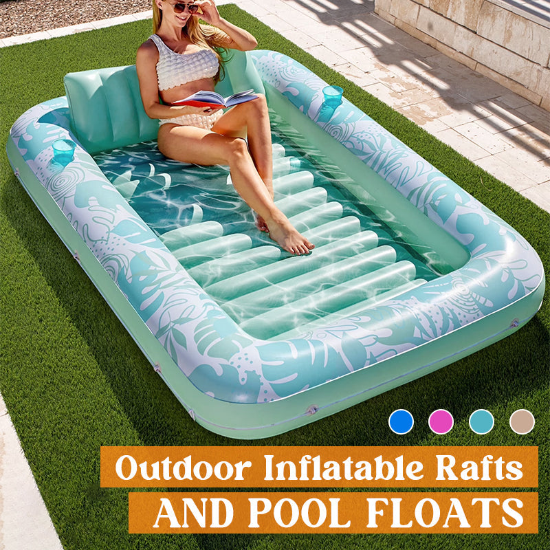 Outdoor Inflatable Floating Bed Pool & Inflatable Swimming Pool
