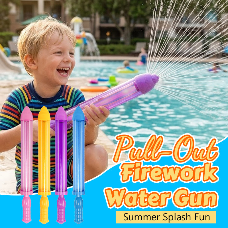 🎇Retractable Light Fireworks Water Gun - Summer Water Fun