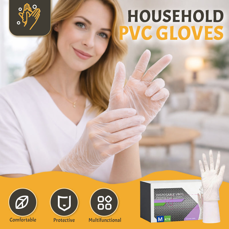 🧤Slijtvaste PVC-huishoudhandschoenen van voedselveilige kwaliteit