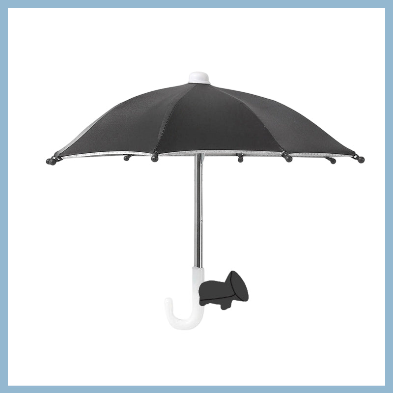 NiqueAura Protection Phone Umbrella for Sun Universal Adjustable Piggy Suction Cup Phone Stand with Sun Shade Cover