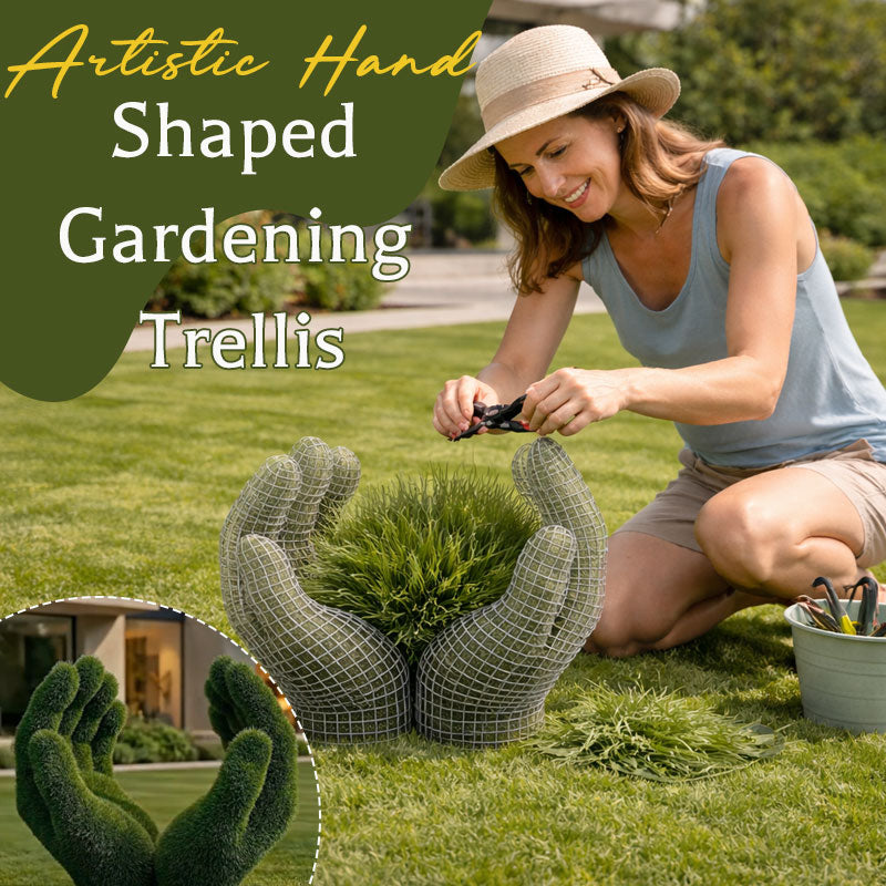 Artistic Hand-Shaped Gardening Trellis🌿 — Shape Your Garden into a Living Masterpiece