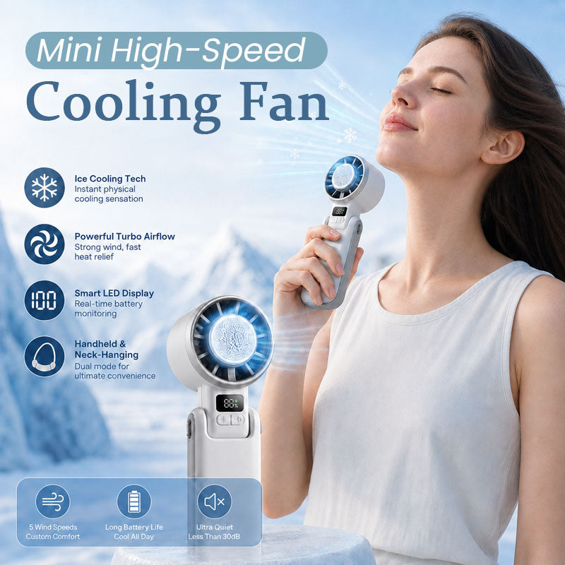 Instant Cooling Anywhere – Portable Turbo Fan🧊