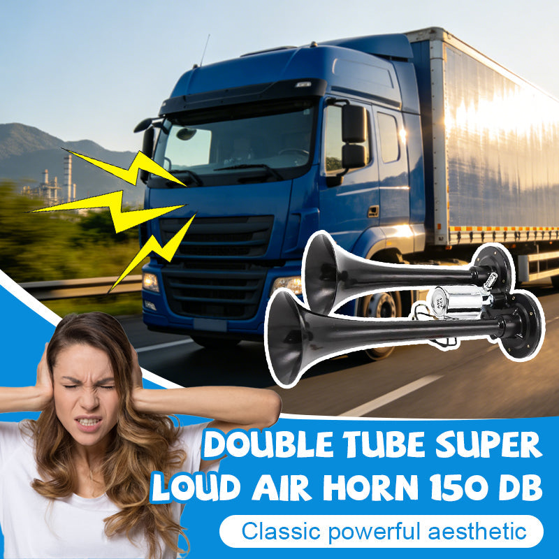 ⏰Tijdelijke aanbieding: 57% korting🚨 Dubbele buis superluide luchthoorn 150 dB 🚛🔊