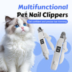 💥Binnenkort uitverkocht🐾 Multifunctionele nagelknipper voor huisdieren - Zichtbare bloedlijn
