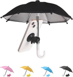 NiqueAura Protection Phone Umbrella for Sun Universal Adjustable Piggy Suction Cup Phone Stand with Sun Shade Cover