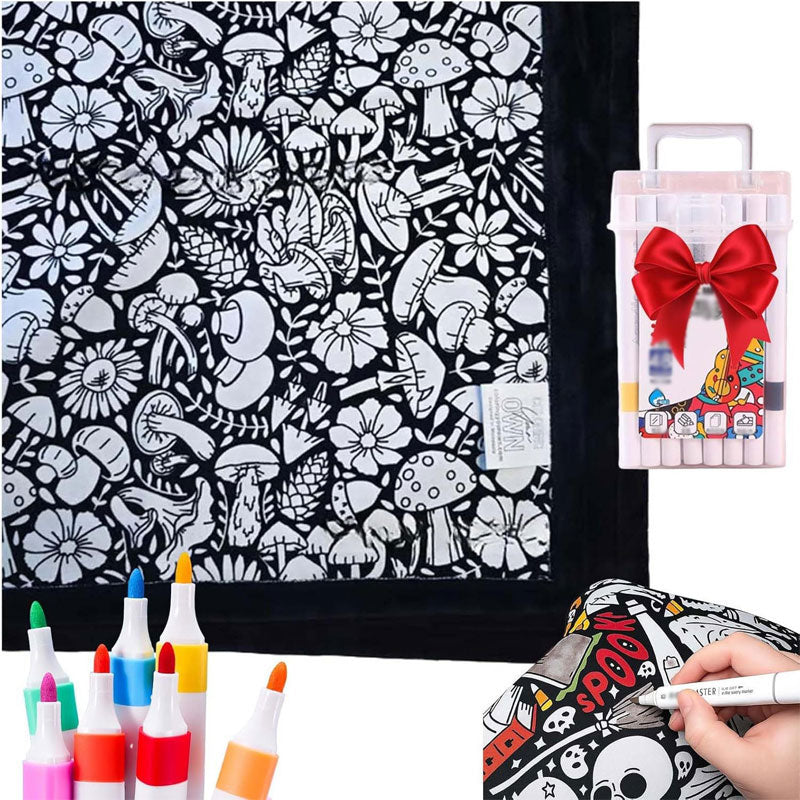 💥Facebook bestverkochte producten🎨✨DIY Handgemaakte kleurrijke creatieve lamswollen deken