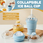 🧊✨2026 Portable Folding Ice Cup with Built-in Straw