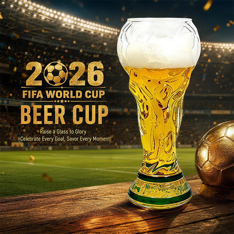⚽🏆2026 World Cup Trophy Large Capacity Beer Mug