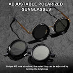 Adjustable polarized sunglasses