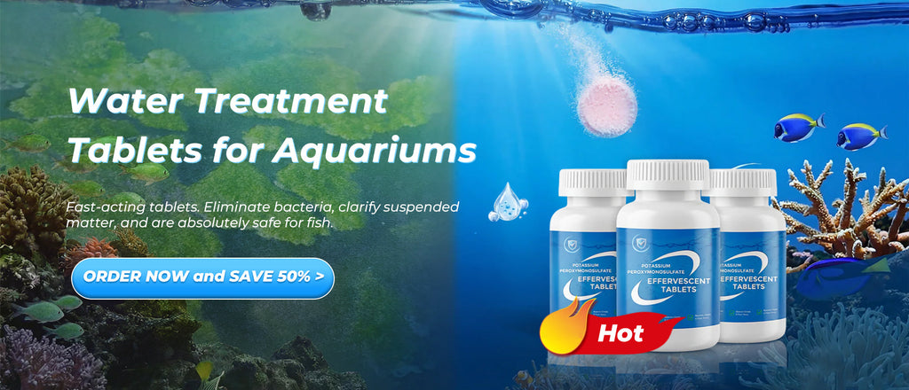 Deodorizing & Disinfecting Aquarium Water Purifying Effervescent Tablets💧