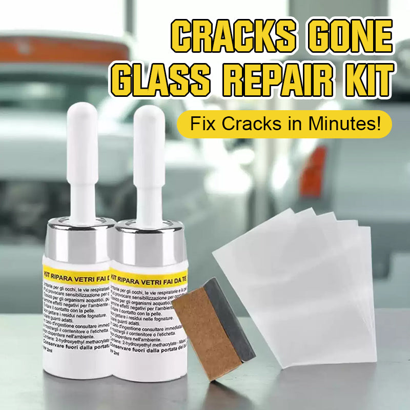 🔥LIMITED SALE 🔥Cracks Gone Glass Repair Kit