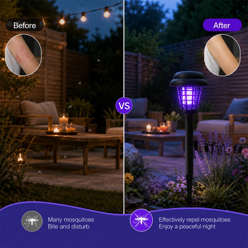 Solar Outdoor Mosquito Killing Lighting Decorative Lamp