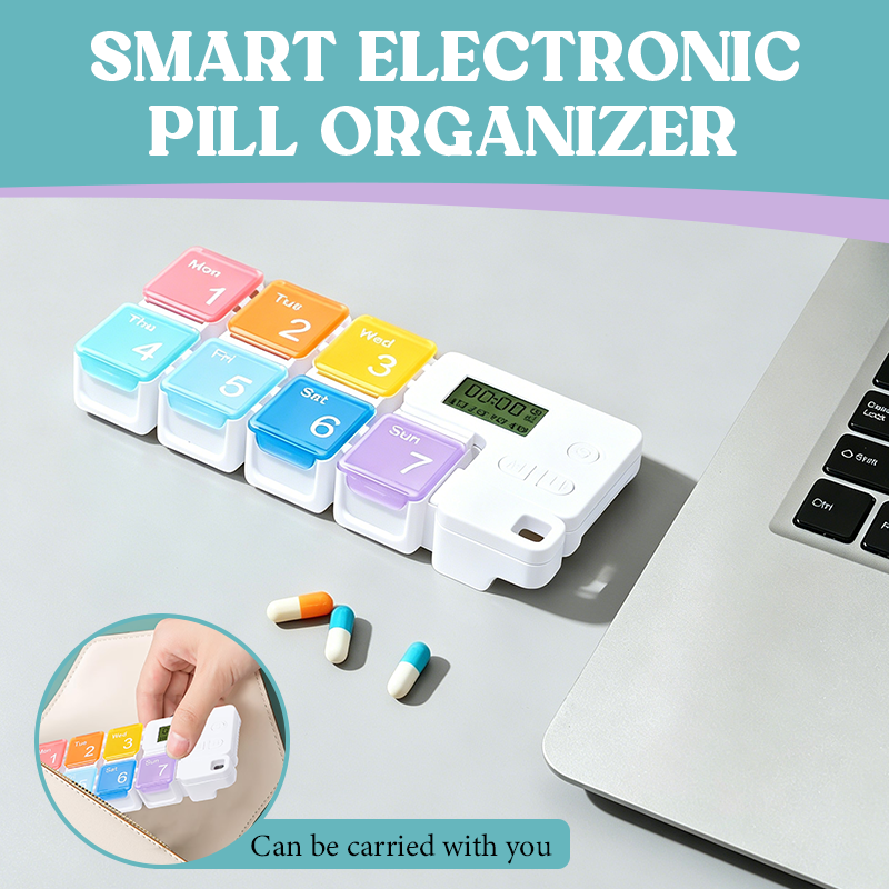 The Best Gift for Your Elders🎁Smart Electronic Pillbox with Timed Reminders