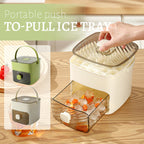 48-Cube Portable Push-Button Large-Capacity Ice Bucket 🧊