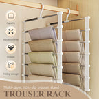 👖👗Multifunctioneel opvouwbaar broekenrek met meerdere niveaus