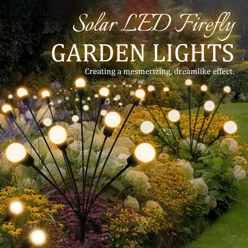 ✨ Solar LED Firefly Garden Lights 🌼