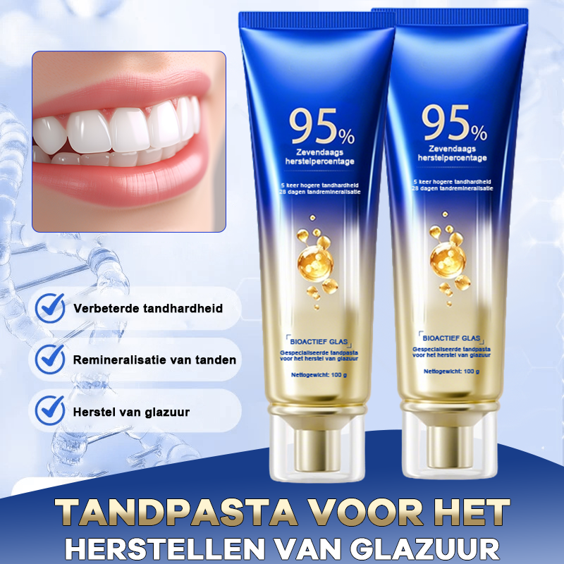 🔥Koop 2 en krijg 1 gratis✨ Geavanceerde Glazuurherstellende Tandpasta · Mint Rain Geur