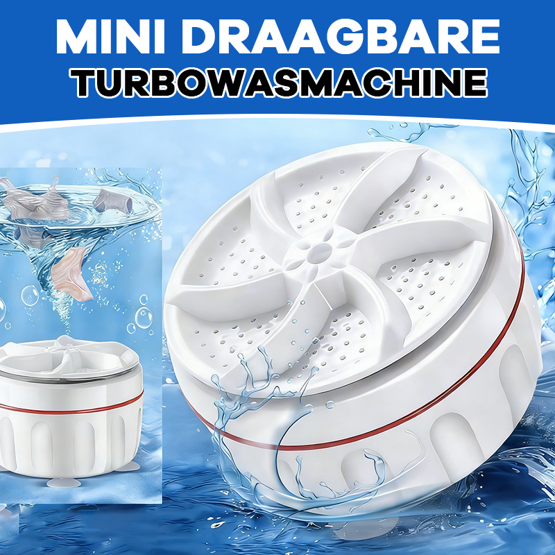 ⏰Alleen vandaag: 54% korting✨ Mini draagbare turbowasmachine · USB-voeding