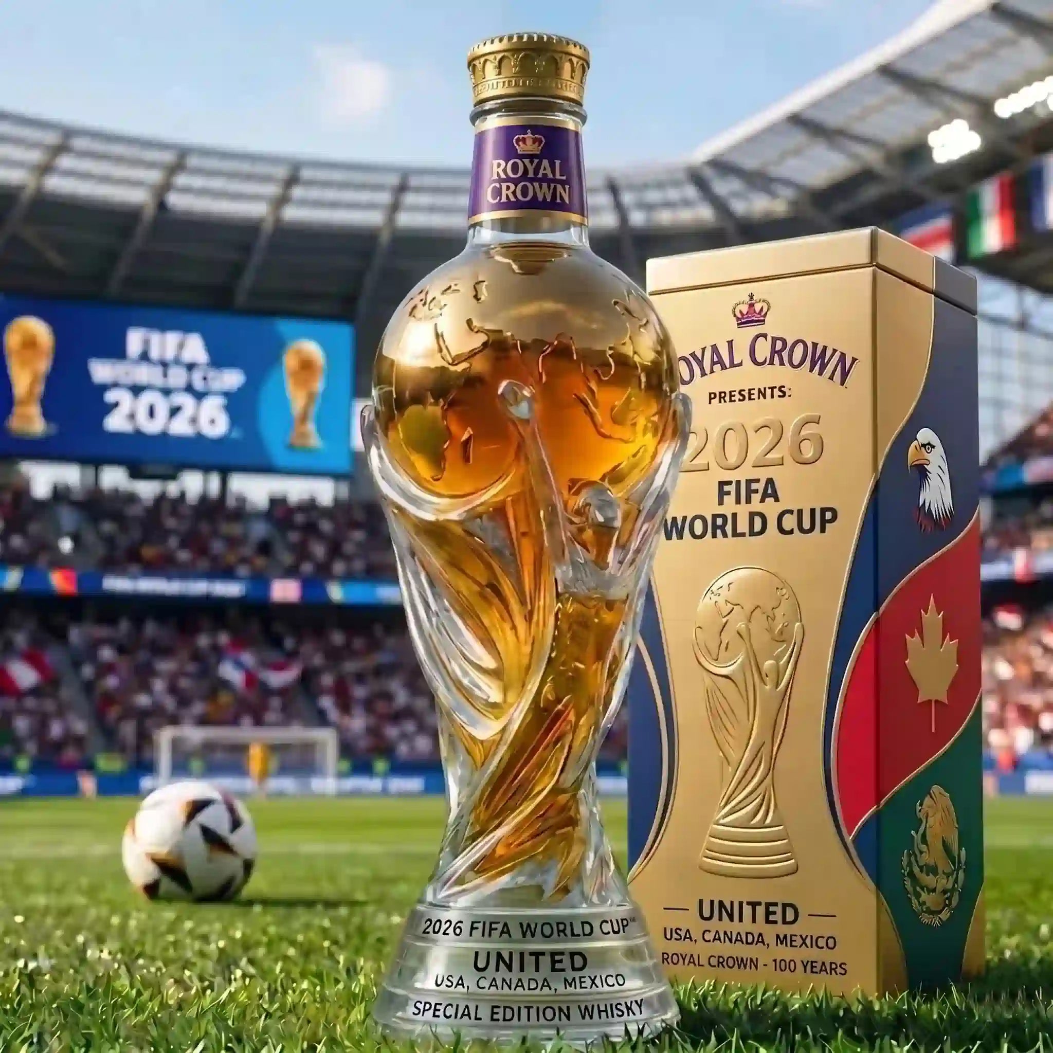 ⚽🏆2026 FIFA World Cup Special Edition Whisky Bottle