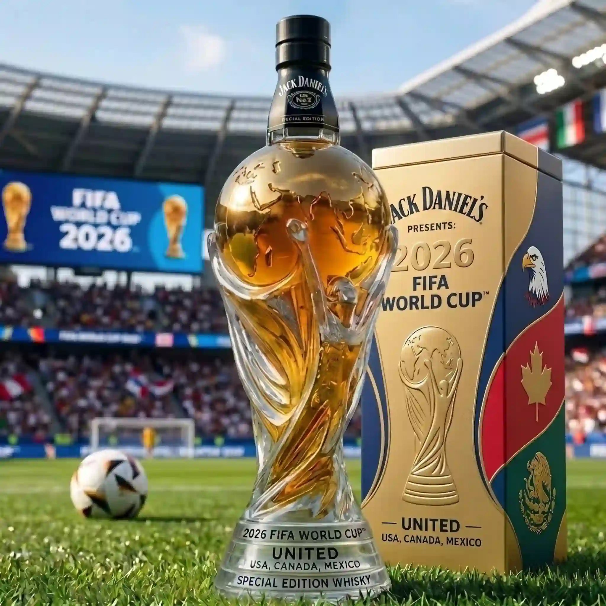 ⚽🏆2026 FIFA World Cup Special Edition Whisky Bottle