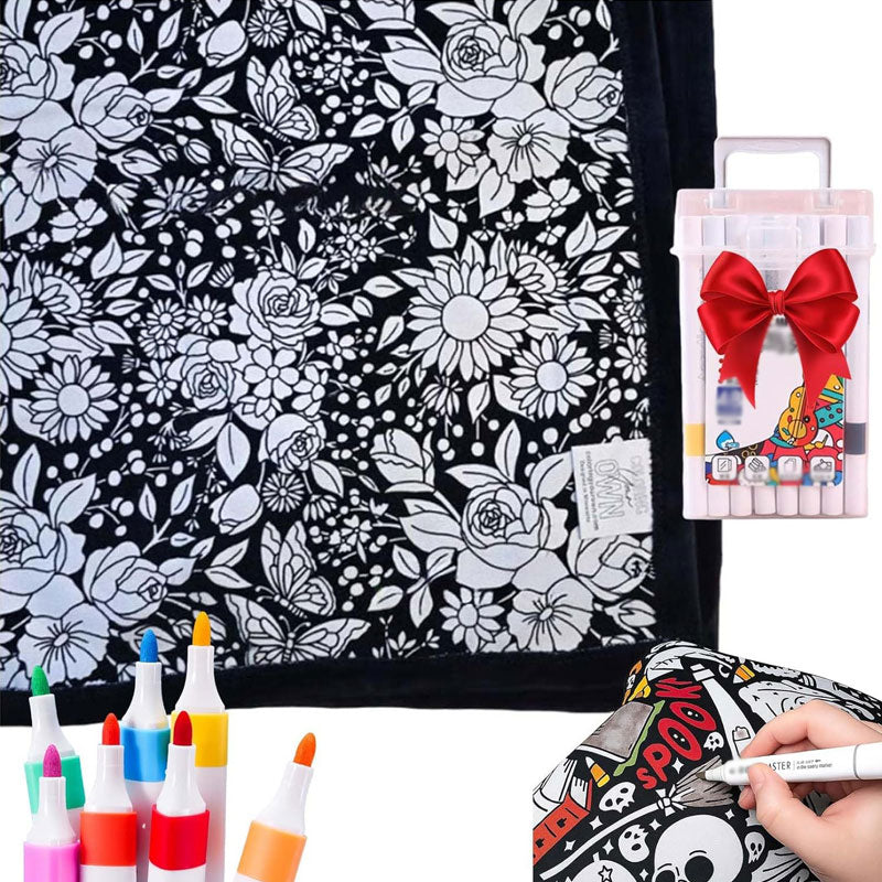 💥Facebook bestverkochte producten🎨✨DIY Handgemaakte kleurrijke creatieve lamswollen deken