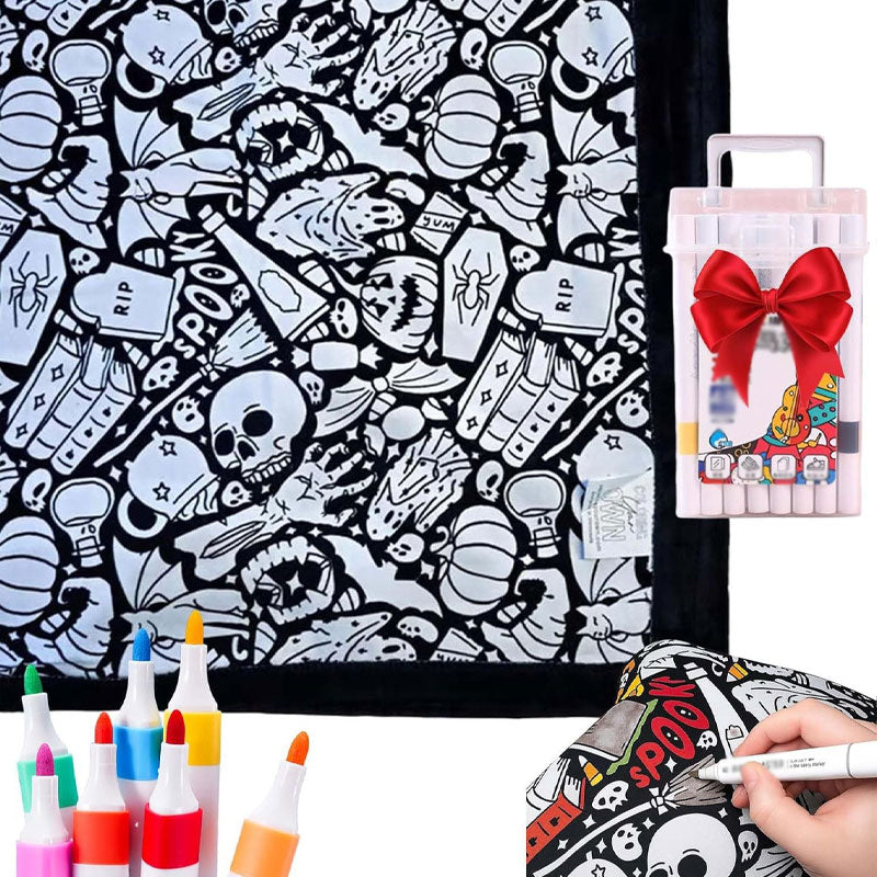💥Facebook bestverkochte producten🎨✨DIY Handgemaakte kleurrijke creatieve lamswollen deken