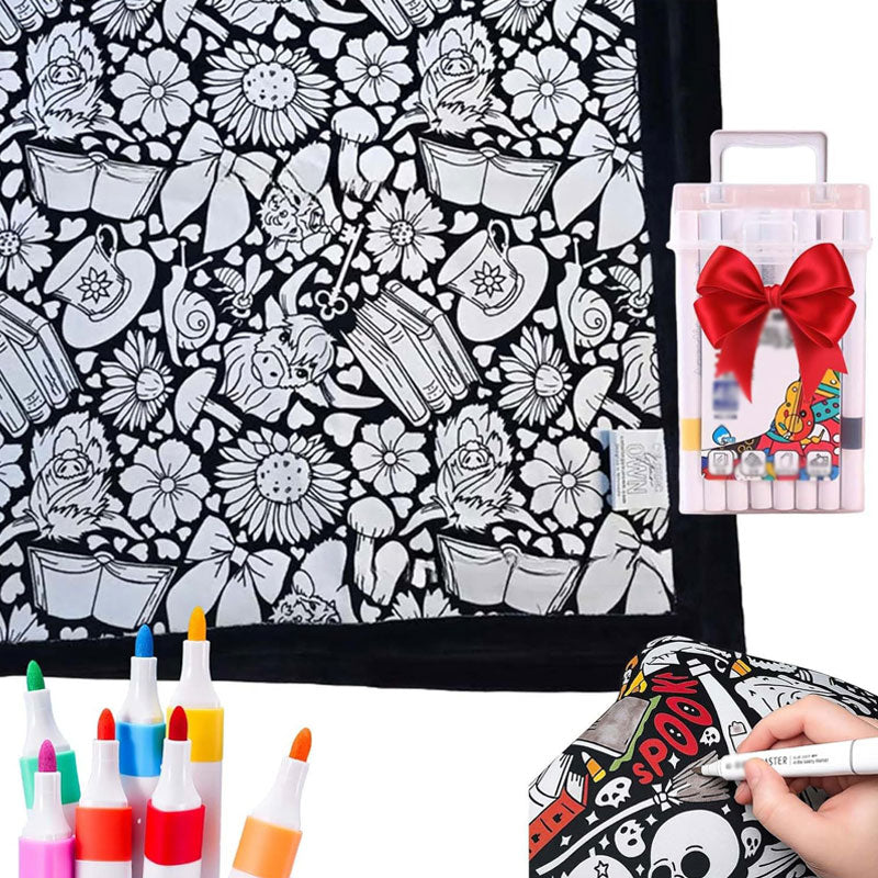 💥Facebook bestverkochte producten🎨✨DIY Handgemaakte kleurrijke creatieve lamswollen deken