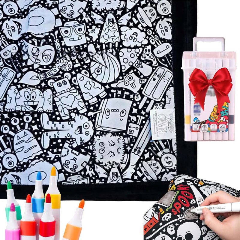 💥Facebook bestverkochte producten🎨✨DIY Handgemaakte kleurrijke creatieve lamswollen deken