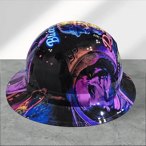 🎁Father’s Day 49% OFF - 👷‍♂️🔥 Blue Collar Daddy Hydro-Dipped Hard Hat