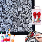 💥Facebook bestverkochte producten🎨✨DIY Handgemaakte kleurrijke creatieve lamswollen deken