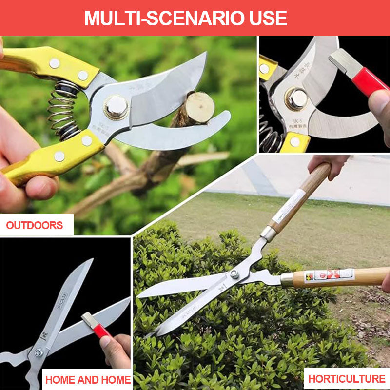 Professional Kitchen Knife Sharpener, Precision Edge Knife Sharpening Tool, Knife Sharpening Stone for Blades, Including Garden Shears.