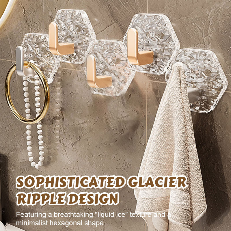 Luxury Glacier Ripple Self-Adhesive Hooks⭐